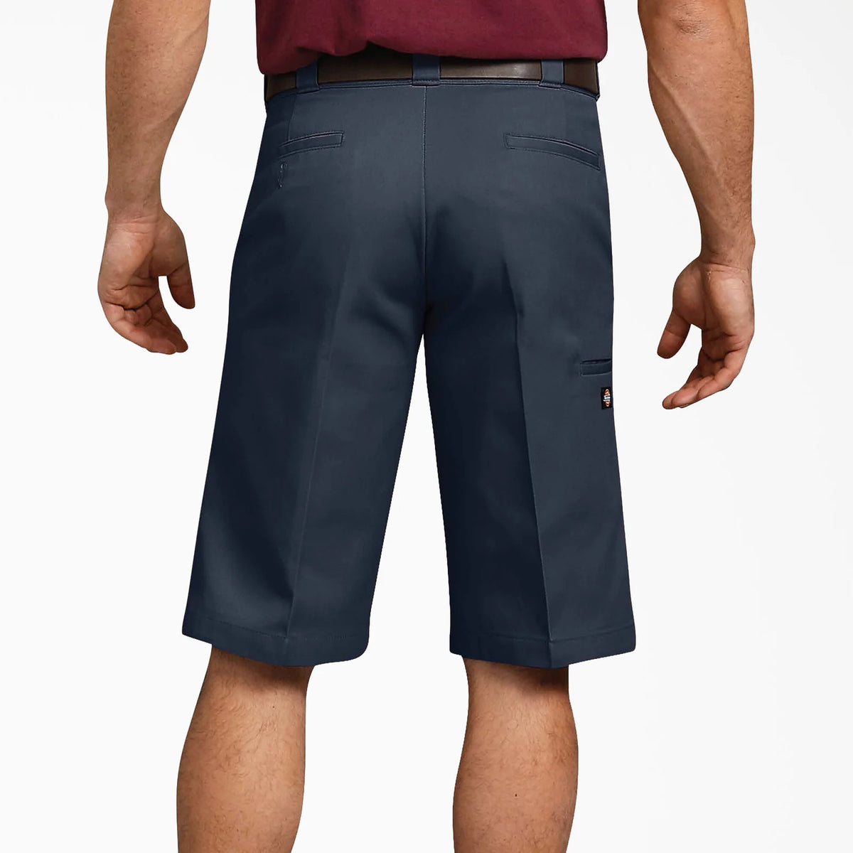 Dickies WR850 FLEX Regular Fit 11 inch Work Shorts in Dark Navy, back view
