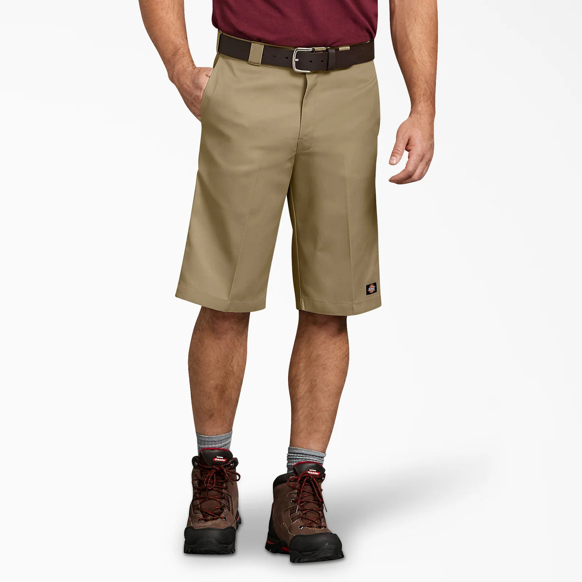 Dickies WR850 FLEX Regular Fit 11 inch Work Shorts in Desert Sand