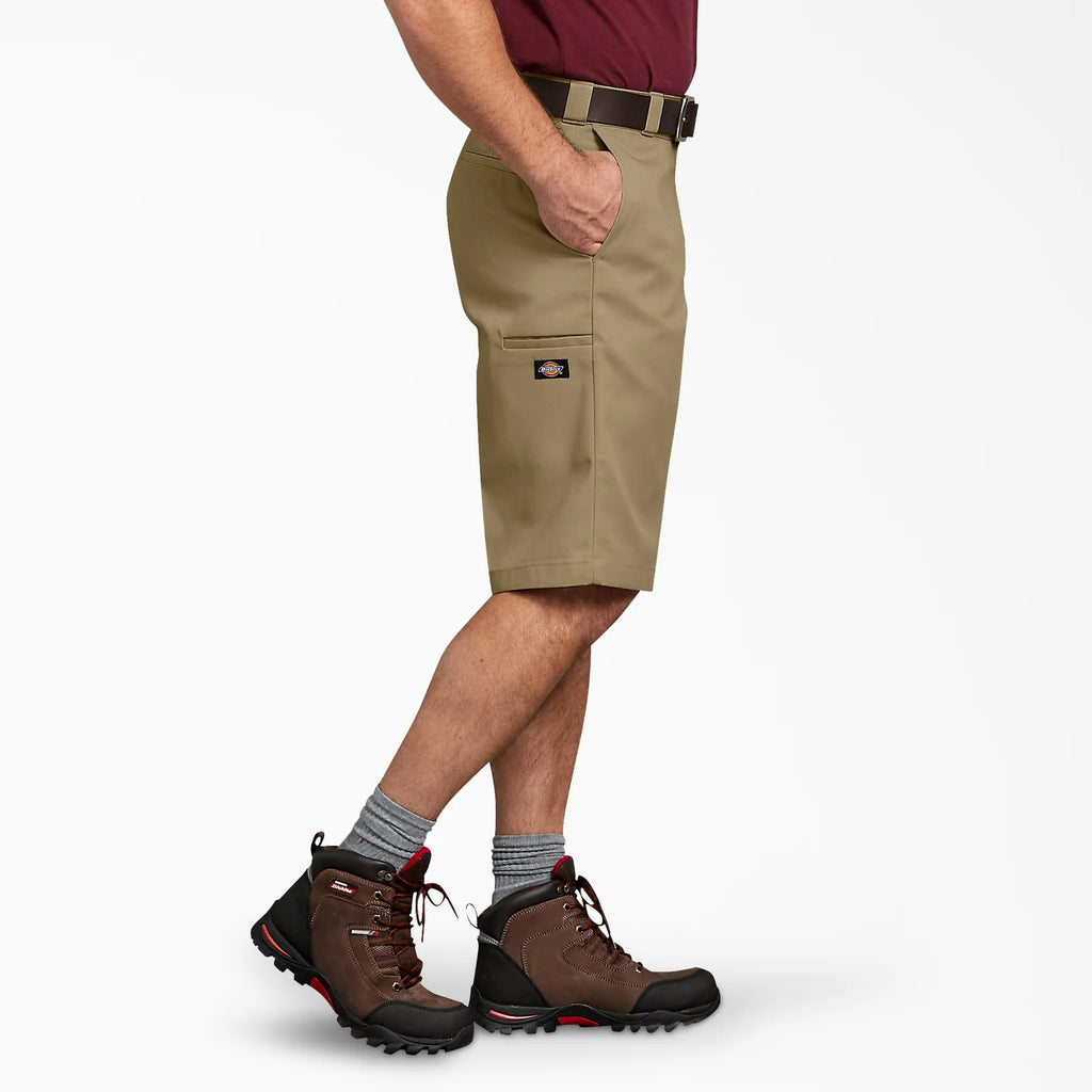 Dickies WR850 FLEX Regular Fit 11 inch Work Shorts in Desert Sand, detail