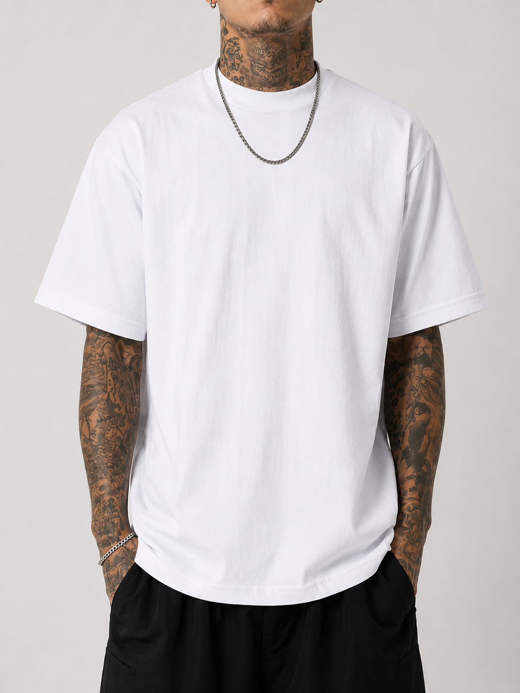 Pro Club Men's Heavyweight T-Shirts 3-Pack – Short Sleeve Crew Neck Cotton Tees