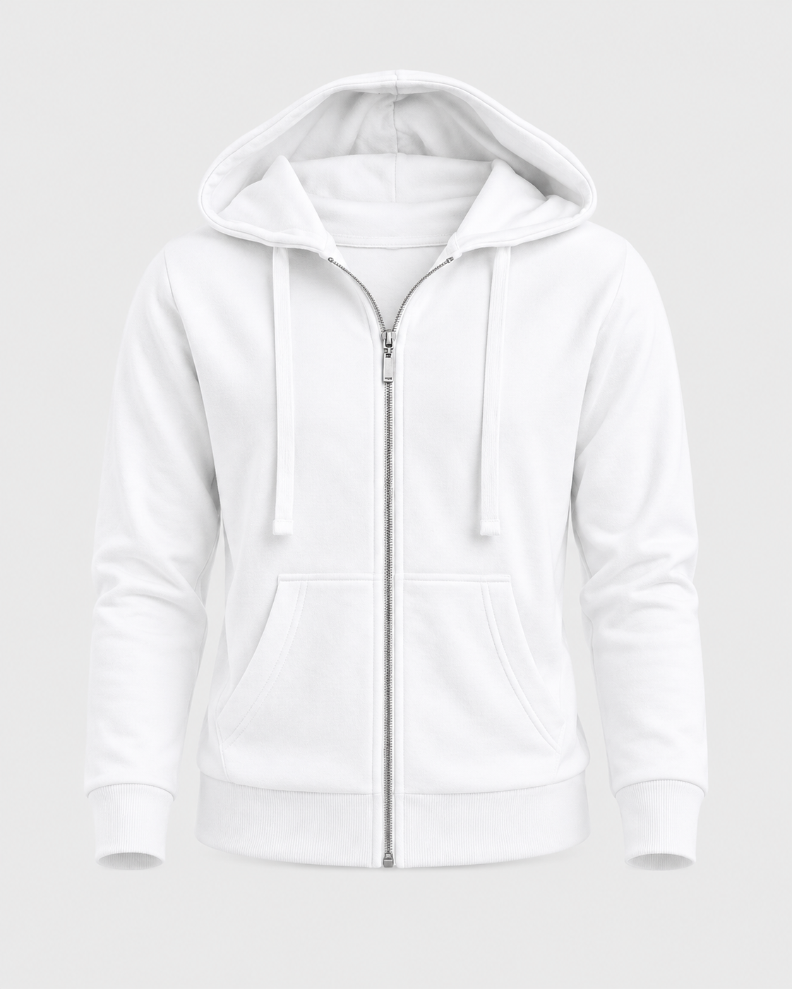 Plain Fleece Zipper Hood