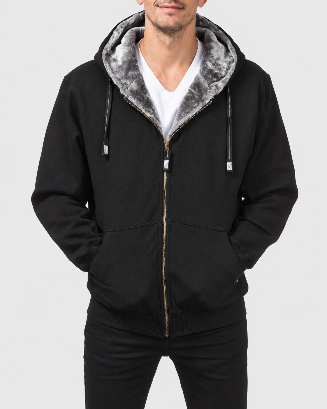 Pro Club Sherpa Pile Fleece Full Zip Hoodie