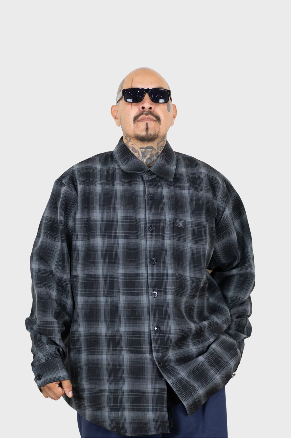 FB County / Long Sleeve Checker Flannel Shirt