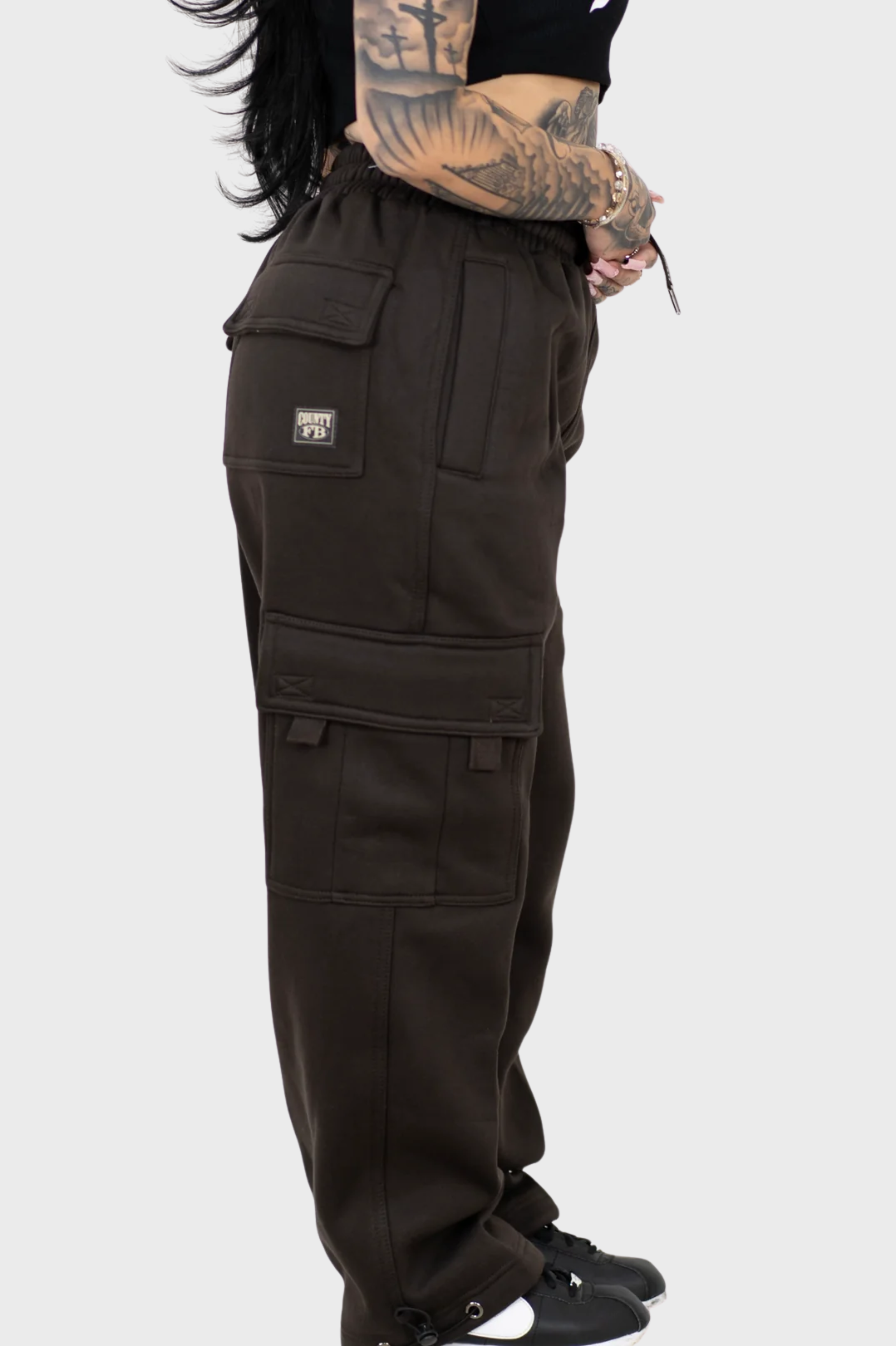 FB County / Heavyweight Baggy Cargo Sweatpants