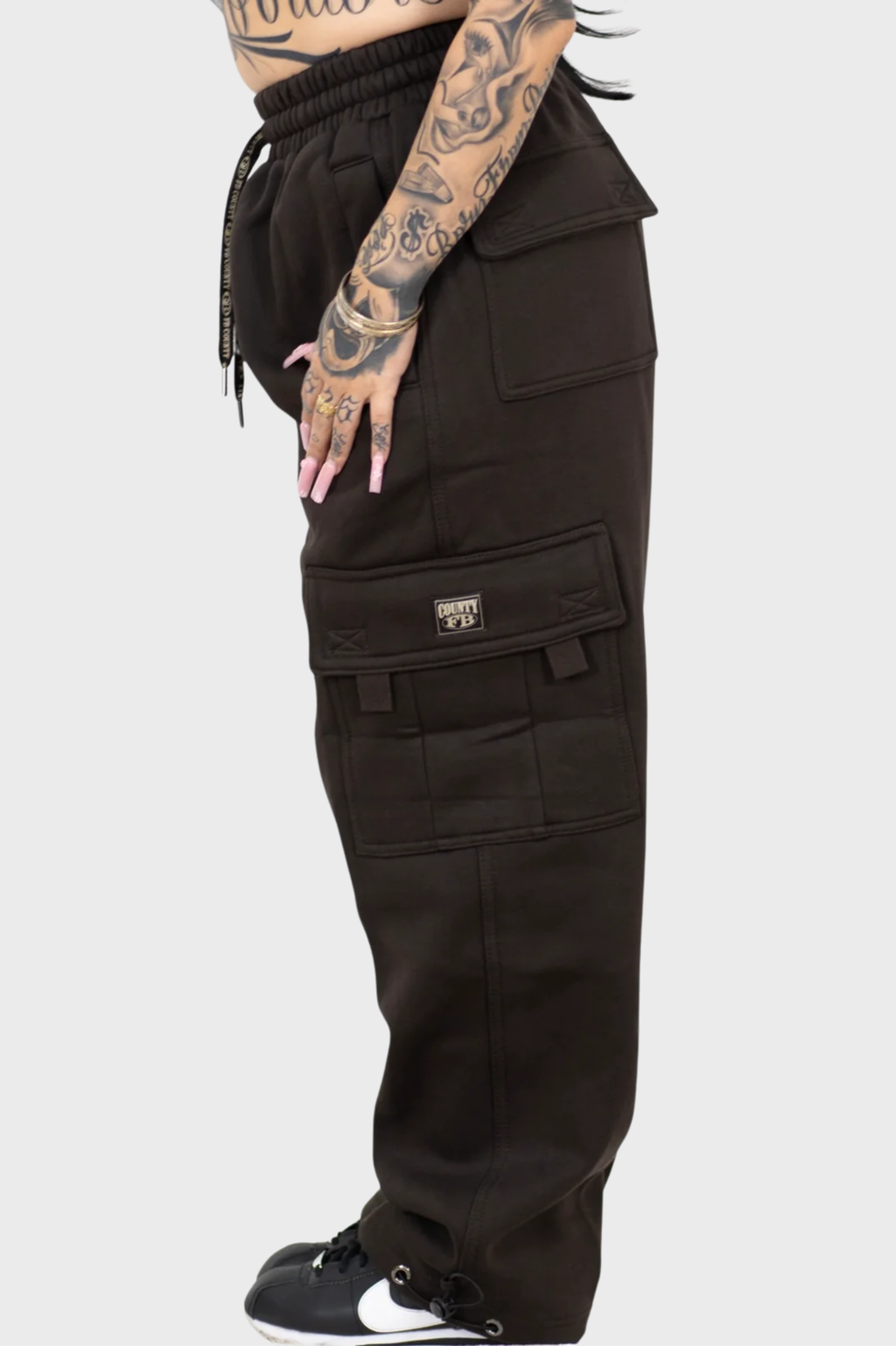FB County / Heavyweight Baggy Cargo Sweatpants