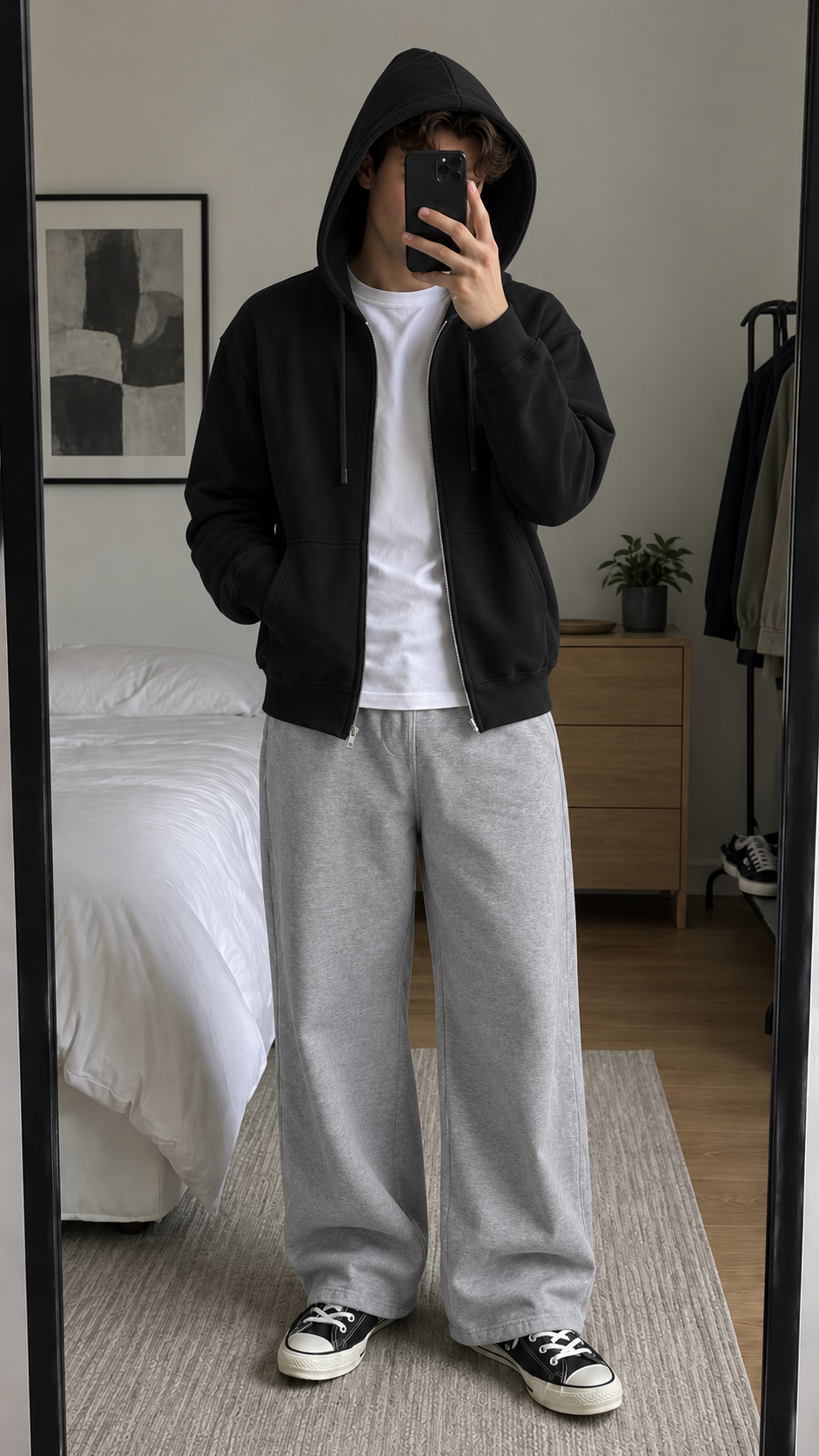 Plain Fleece Zipper Hood