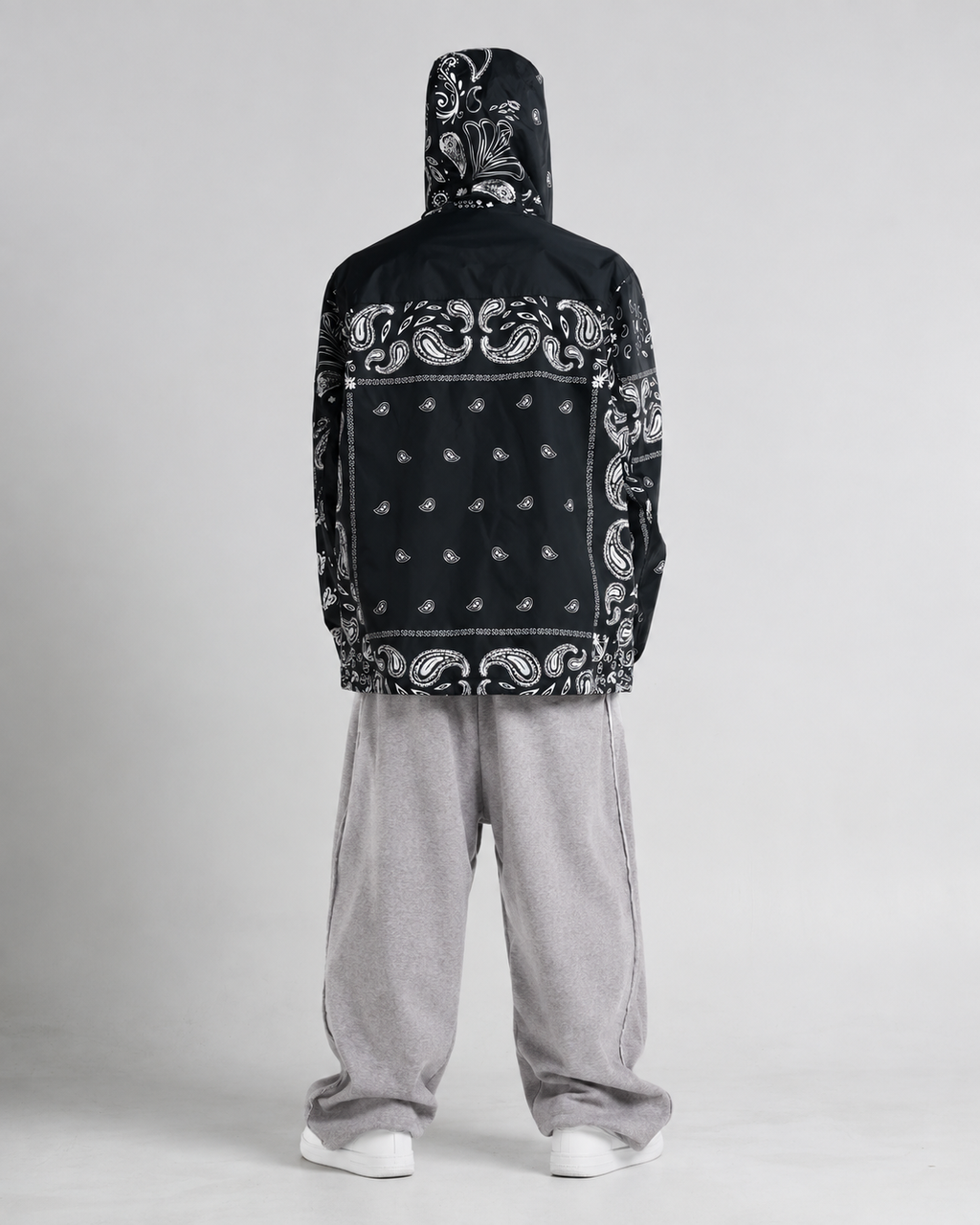 Shaka Paisley Print Windbreaker Jacket, view 3
