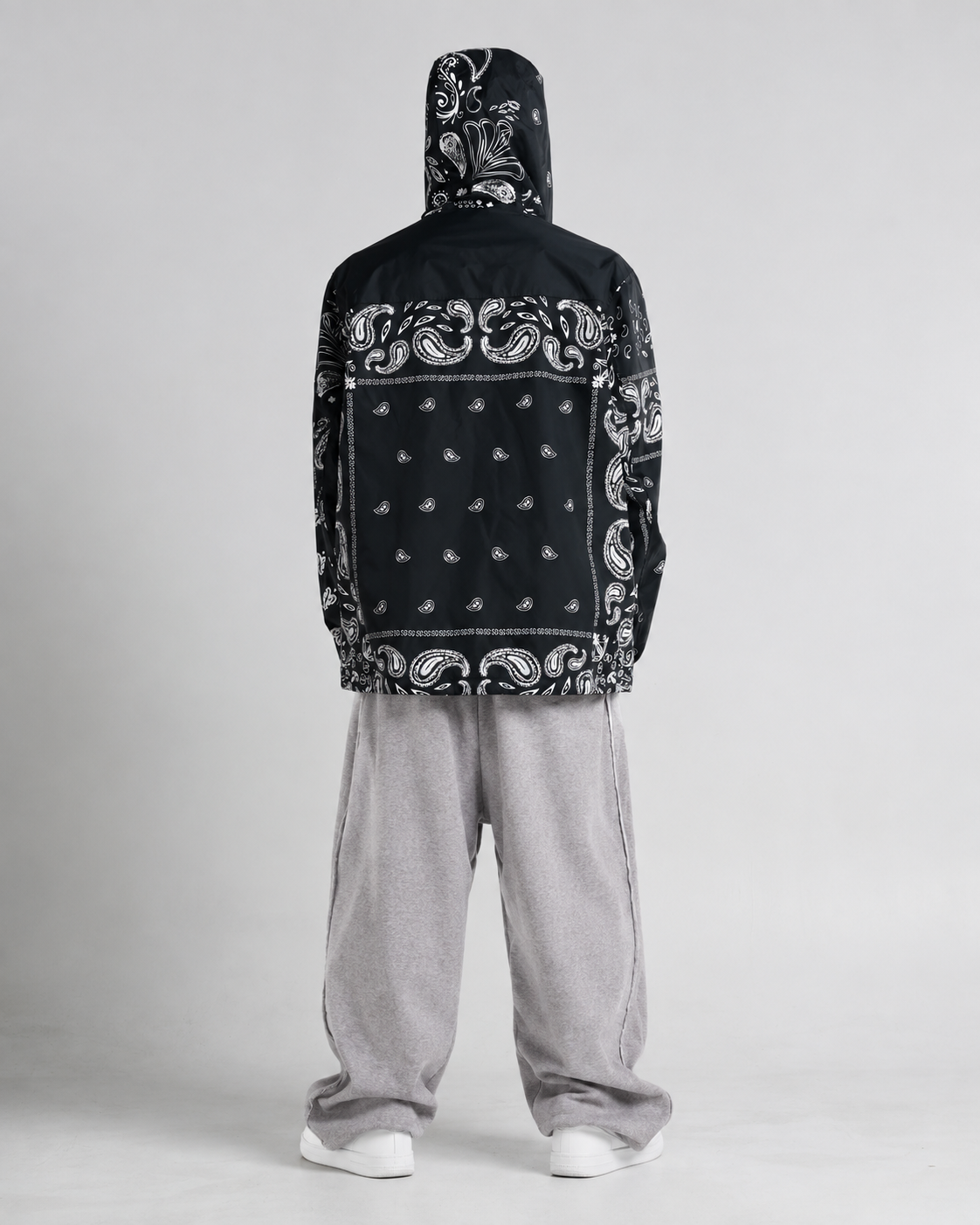 Shaka Paisley Print Windbreaker Jacket, view 3