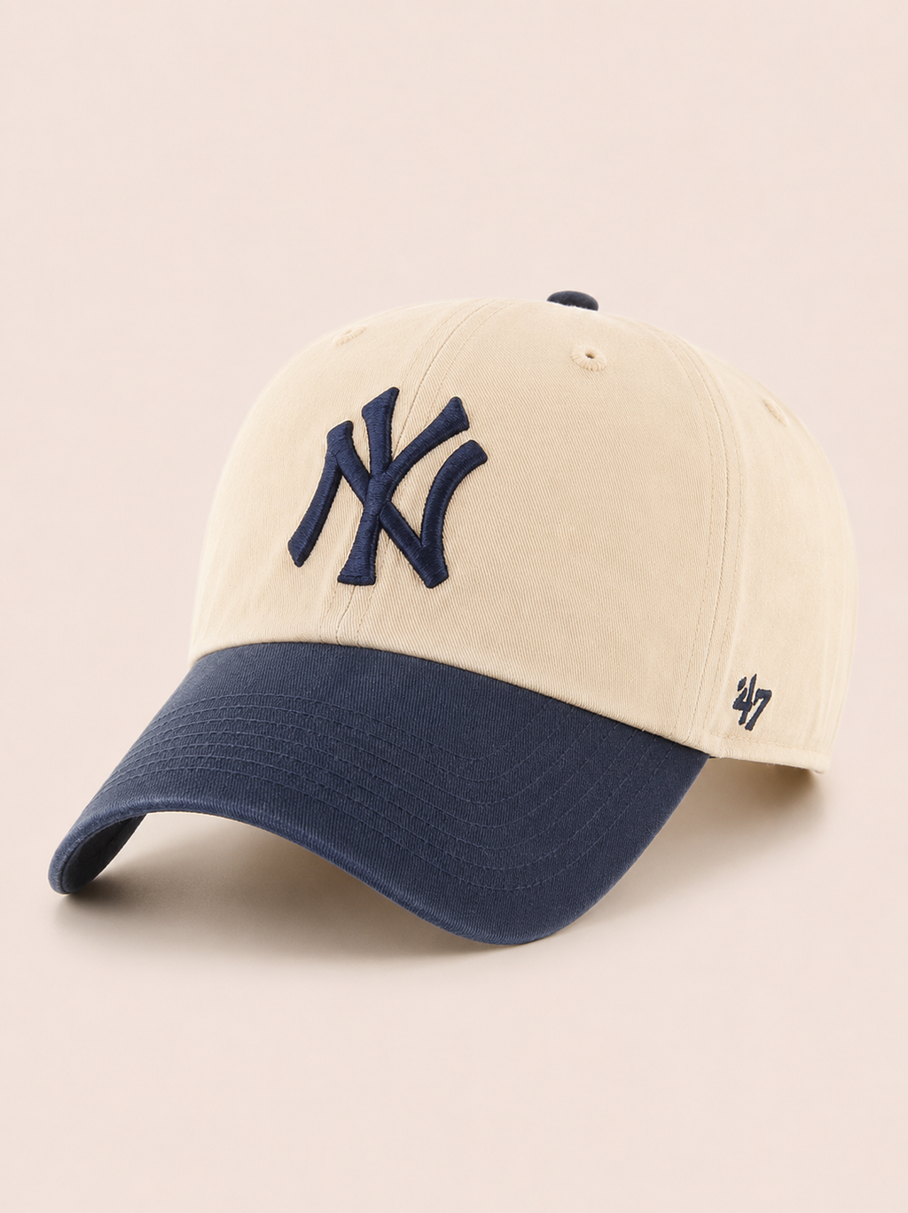 ’47 clean up / New York Yankees two tone - Cream & Navy