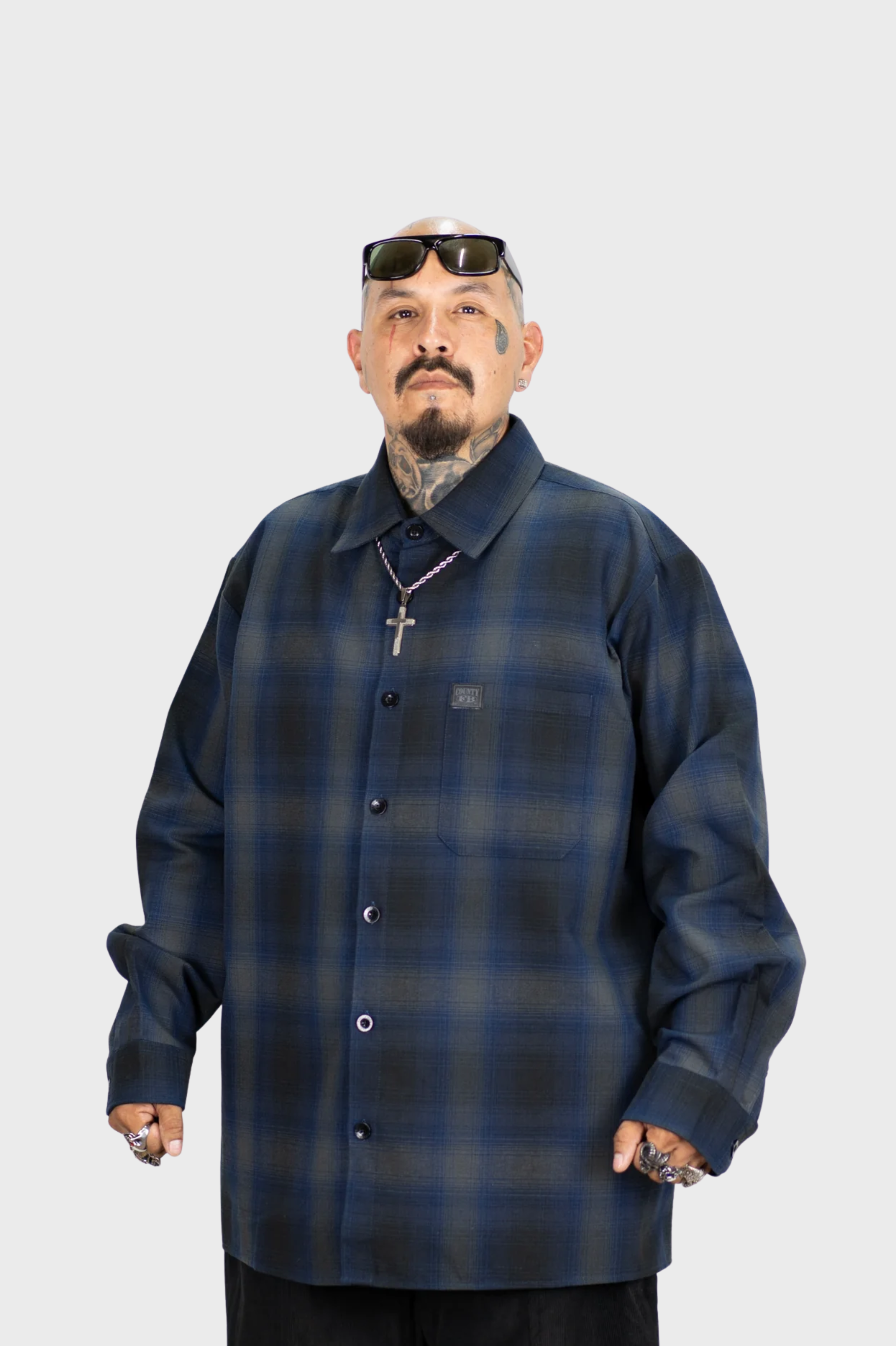 FB County / Long Sleeve Checker Flannel Shirt