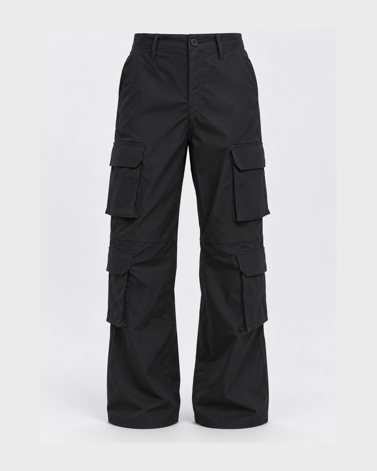 Women's Polyester Cargo Pants with Pockets