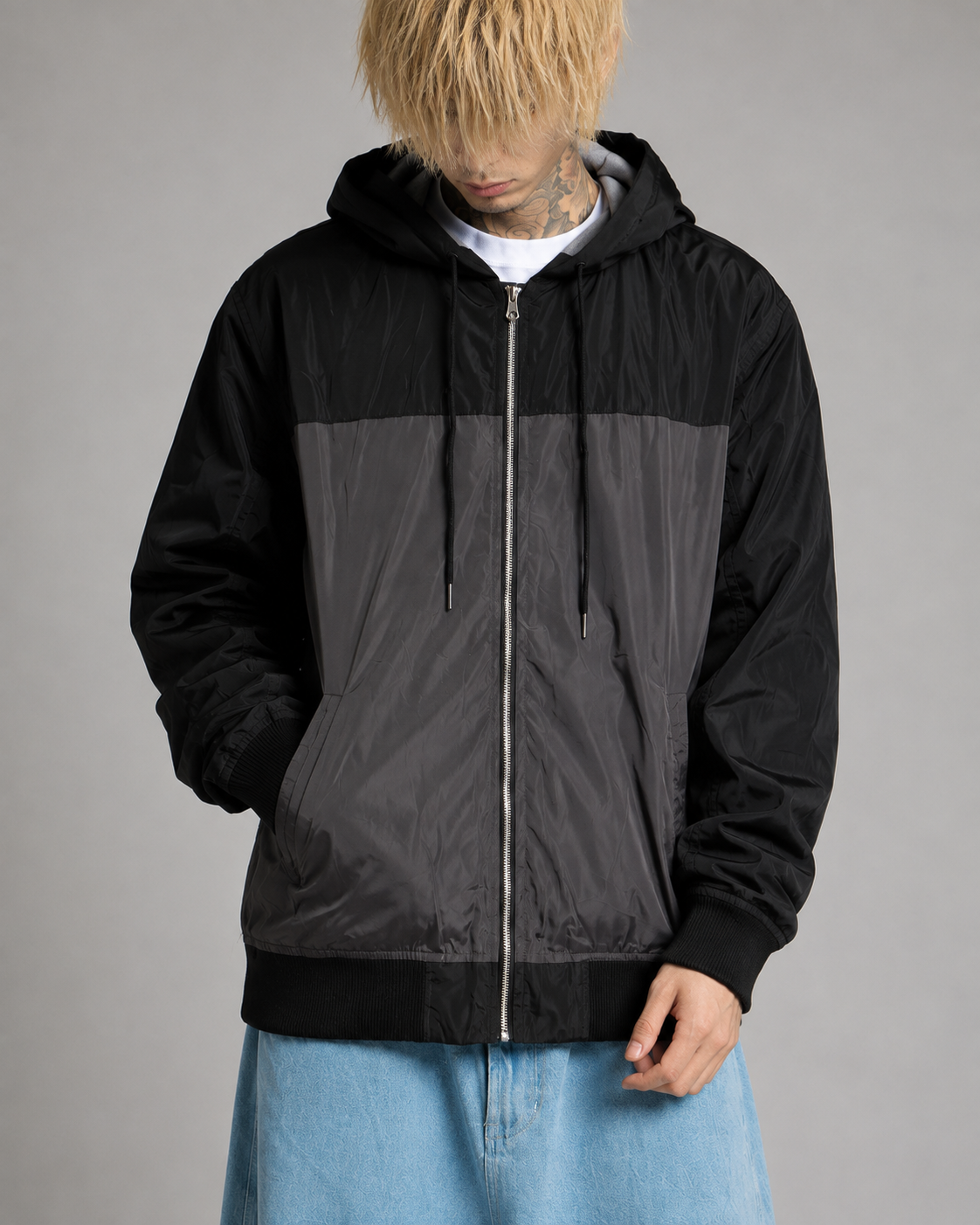 Shaka / Windbreaker Jacket — Color Block Streetwear