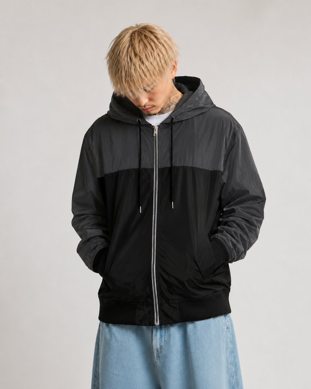 Shaka / Windbreaker Jacket — Color Block Streetwear