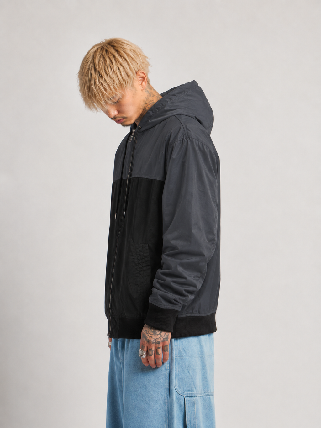 Shaka / Windbreaker Jacket — Color Block Streetwear
