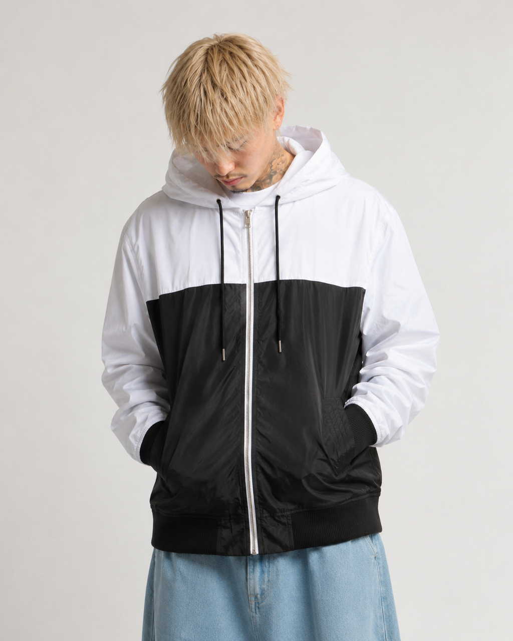 Shaka / Windbreaker Jacket — Color Block Streetwear